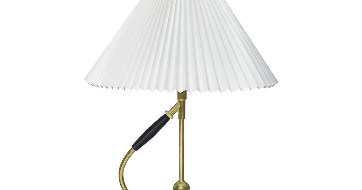 LE KLINT CLASSIC 306 lampe de chevet abat-jour papier plissé